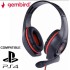 GEMBIRD GAMING HEADSET WITH VOLUME CONTROL PC/PS4 RED-BLACK