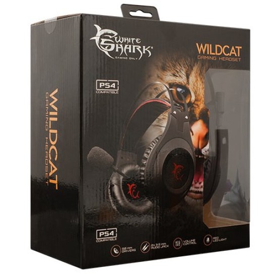 WHITE SHARK PS4 HEADSET WILDCAT WHITE SHARK PS4 HEADSET WILDCAT