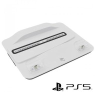 WHITE SHARK PS5 COOLING PAD + 2 CHARGING DOCK GUARD WHITE SHARK PS5 COOLING PAD + 2 CHARGING DOCK GUARD