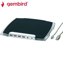 GEMBIRD MOUSEPAD WITH USB 2.0 HUB FOR FOUR USB DEVICES GEMBIRD MOUSEPAD WITH USB 2.0 HUB FOR FOUR USB DEVICES