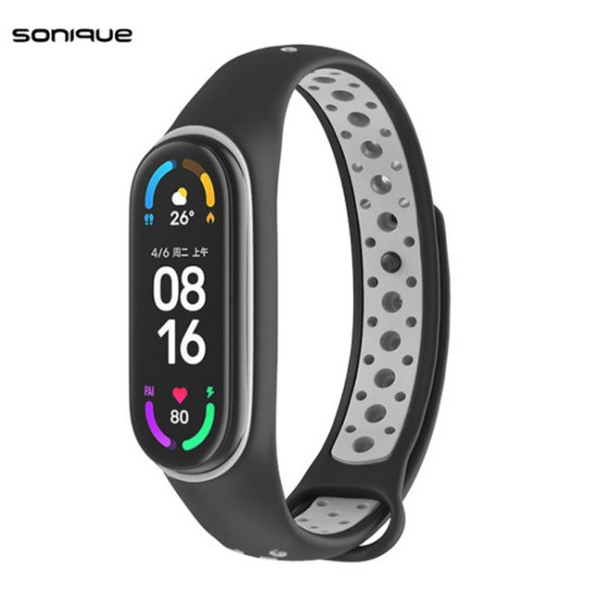 Λουράκι Σιλικόνης Sonique Sport για Xiaomi Mi Band 7 Λουράκι Σιλικόνης Sonique Sport για Xiaomi Mi Band 7