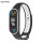 Λουράκι Σιλικόνης Sonique Sport για Xiaomi Mi Band 7 Μαύρο / Λευκό 